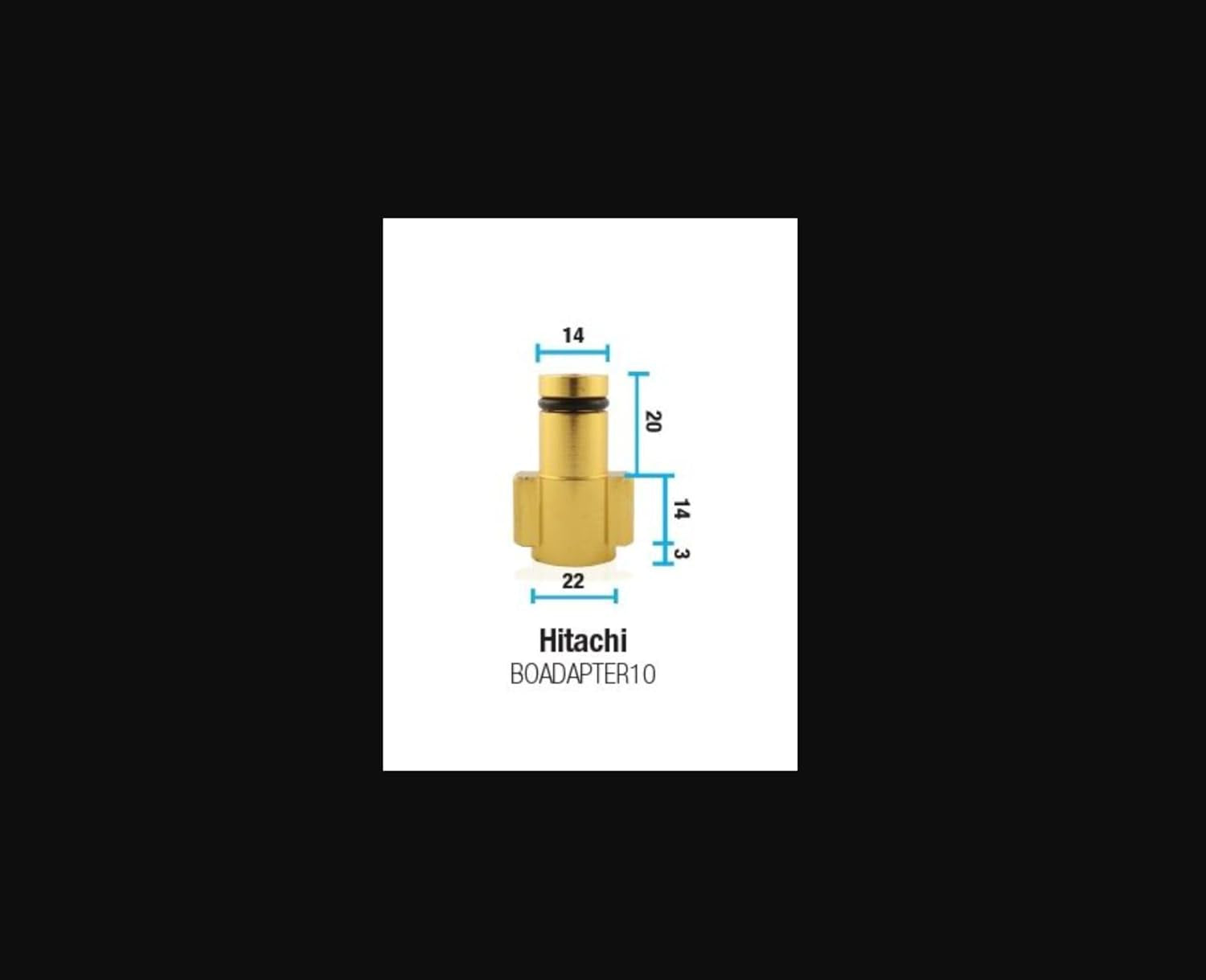 Hitachi Pressure Washer Adapter