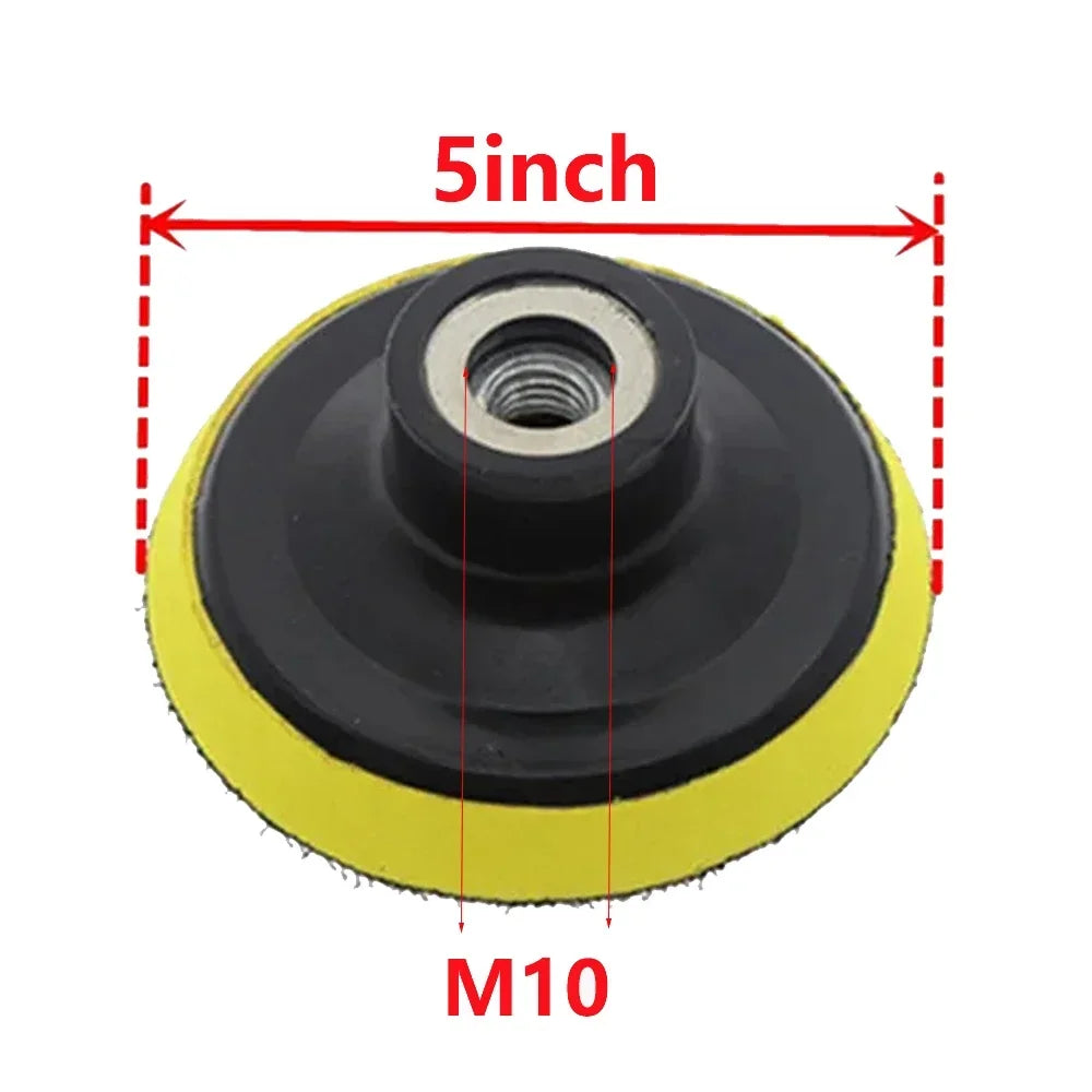 M10/M14 Hook-And-Loop Backing Pad / Polishing Backer Plate Set