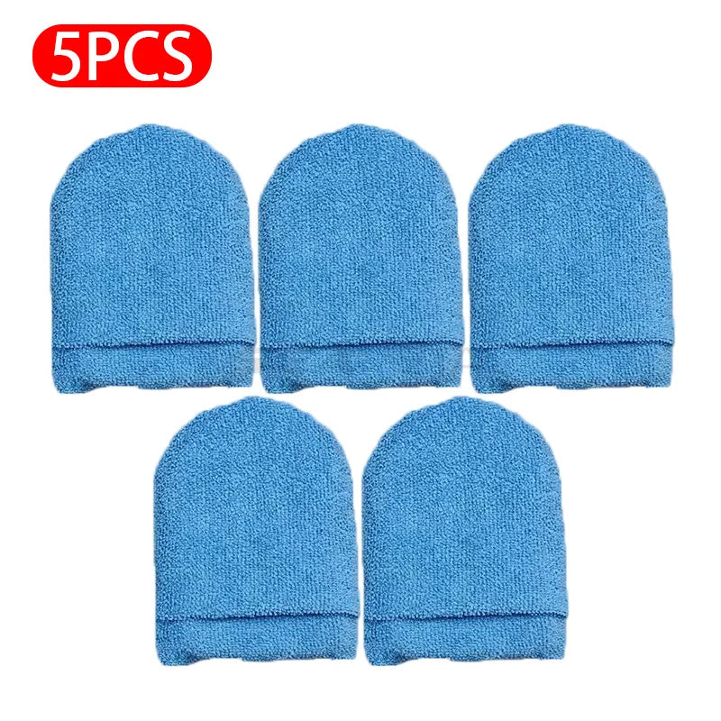 Microfibre Wax Applicator Mitts, 5-Pack