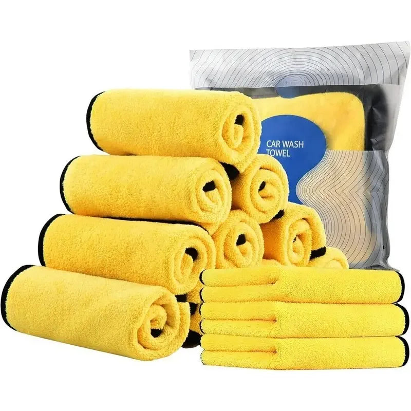 Double-Layer Microfiber Glass/Window Drying Cloth